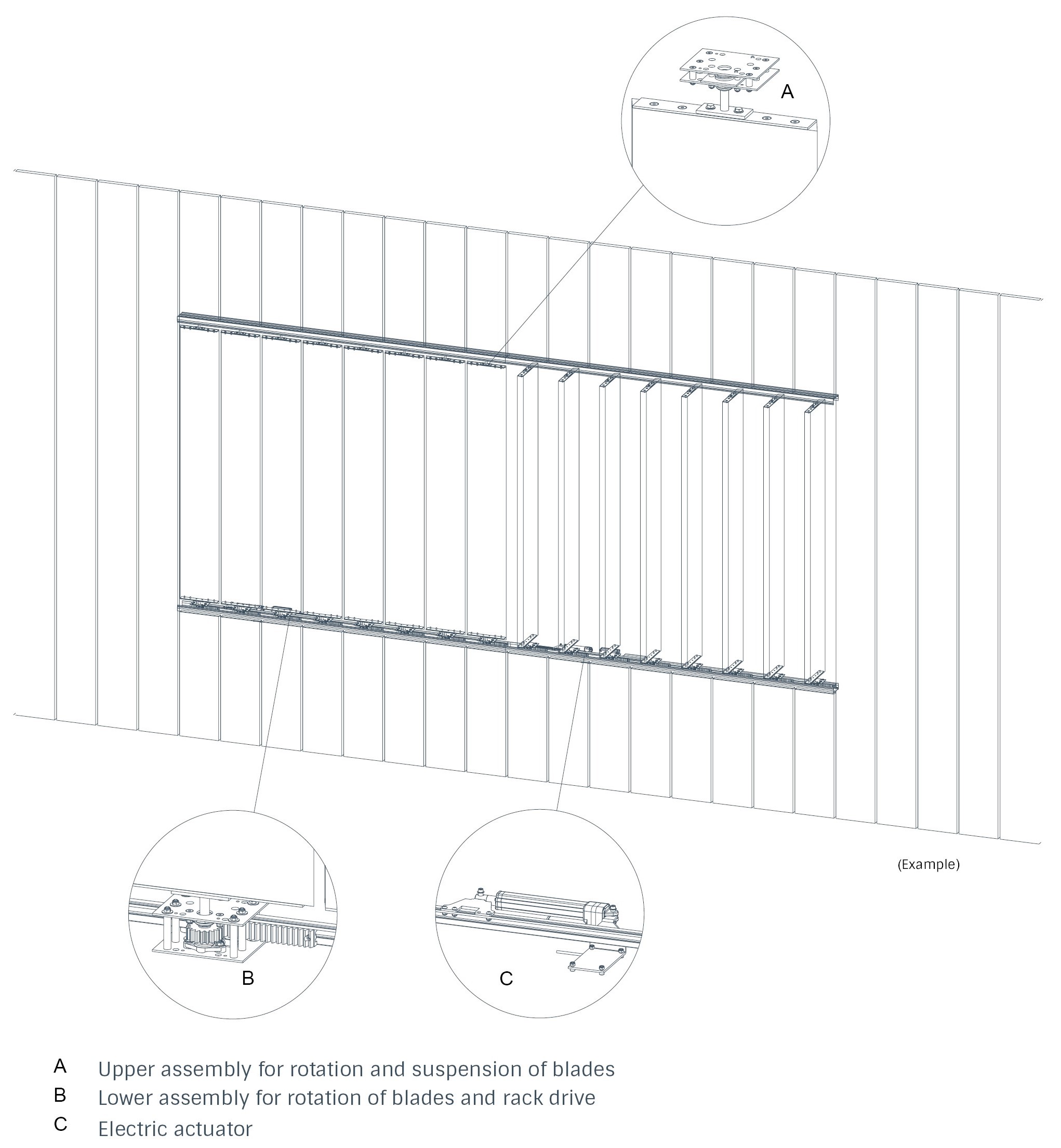 Orientable sunshade motorization